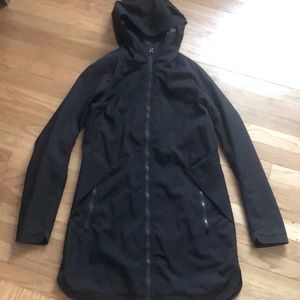Lululemon black rain coat